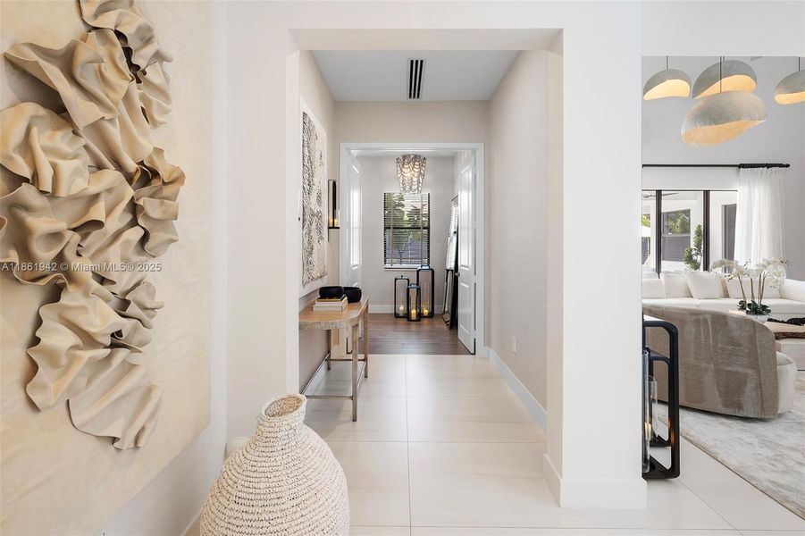 Furnished interior view inside a new home in , Miami (Image 13). Furnished interior view inside a new home in , Miami (Image 13).