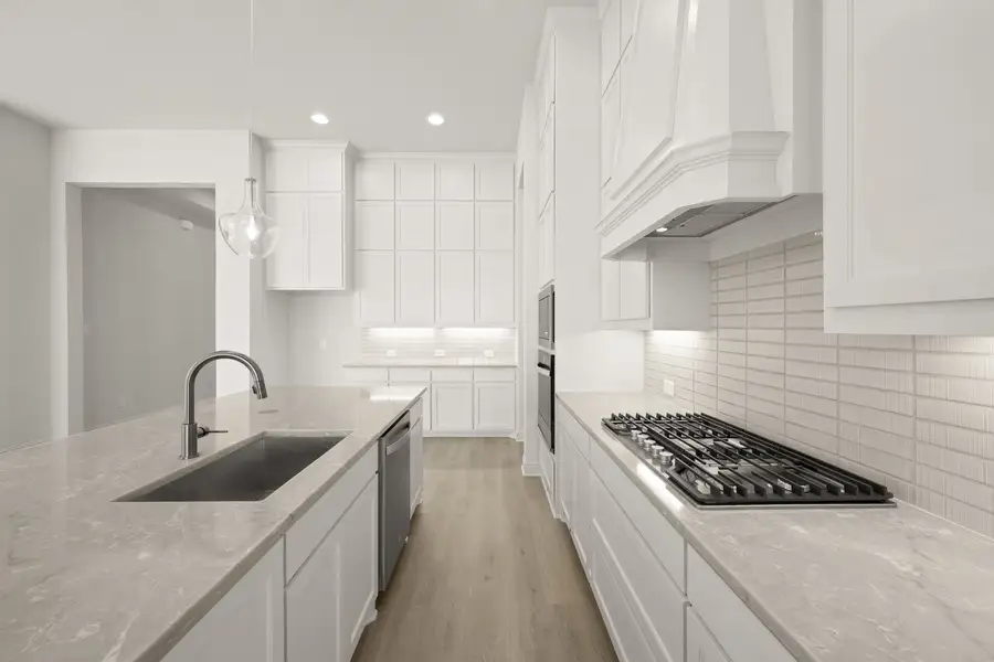 Furnished interior view inside a new home in BridgeWater - Phase 1, Midlothian (Image 8).