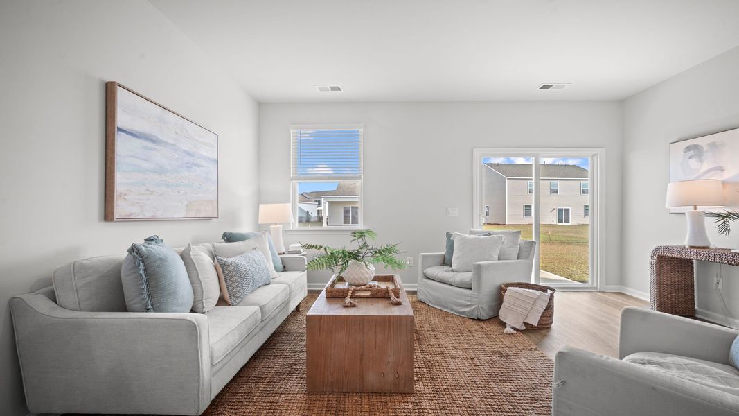 Furnished interior view inside a new home in The Retreat at East Argent, Ridgeland (Image 9).