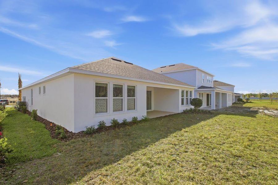 Exterior details and patio area of a home in Center Lake Ranch Community Group Page, St. Cloud (Image 4). Exterior details and patio area of a home in Center Lake Ranch Community Group Page, St. Cloud (Image 4).