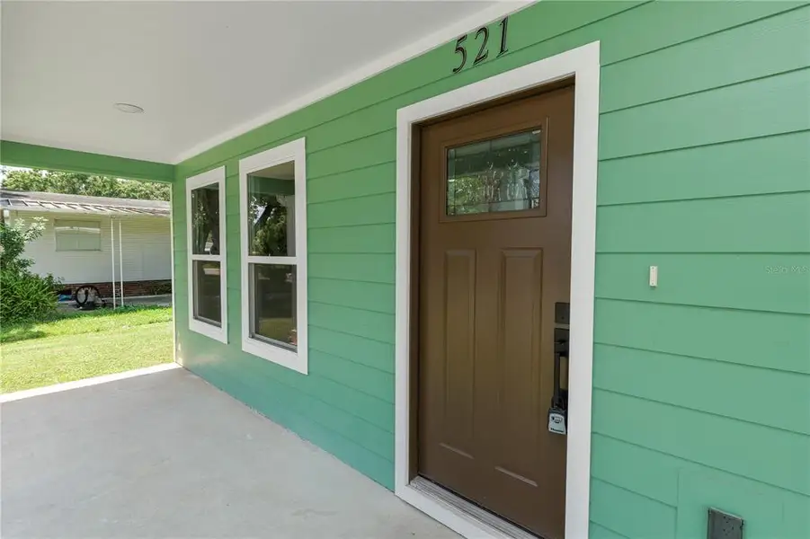 Exterior details and patio area of a home in , Lakeland (Image 28). Exterior details and patio area of a home in , Lakeland (Image 28).
