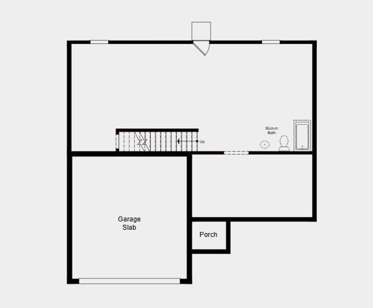2D floor plan layout of this home in Falls Creek, Flowery Branch, GA (Image 3).