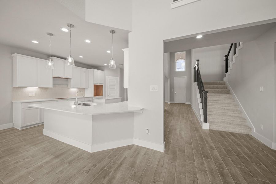 Furnished interior view inside a new home in Morton Creek Ranch, Katy (Image 3).