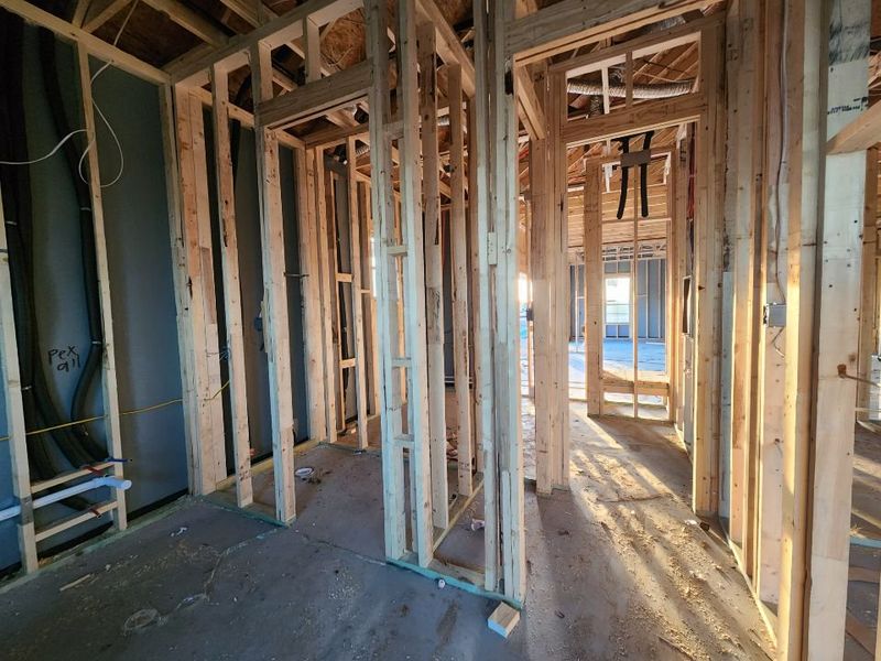 In-progress construction of a new home in Rocky Top, Krum, TX (Image 14).