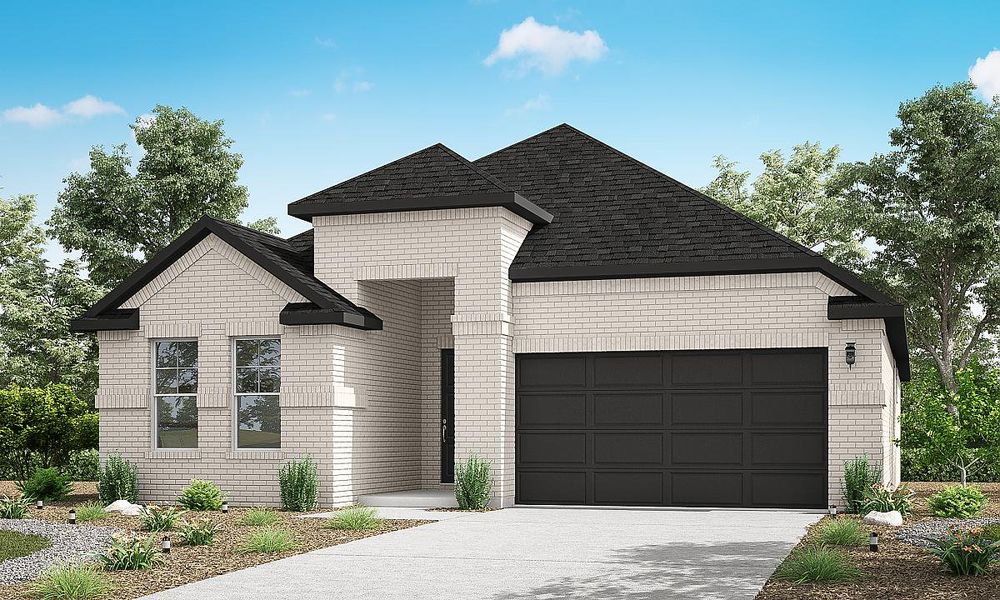 Representative exterior photo of a completed home built from the Lily by Caldwell Homes in Chambers Creek, Willis, TX (Image 1). Representative exterior photo of a completed home built from the Lily by Caldwell Homes in Chambers Creek, Willis, TX (Image 1).