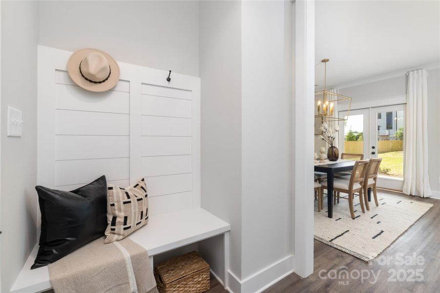 Furnished interior view inside a new home in , Charlotte (Image 15). Furnished interior view inside a new home in , Charlotte (Image 15).