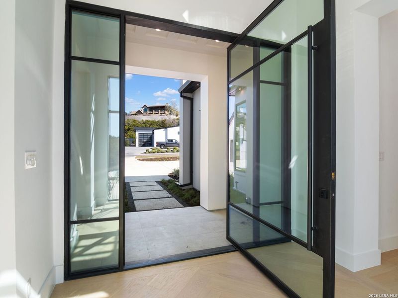Exterior details and patio area of a home in , San Antonio (Image 32).