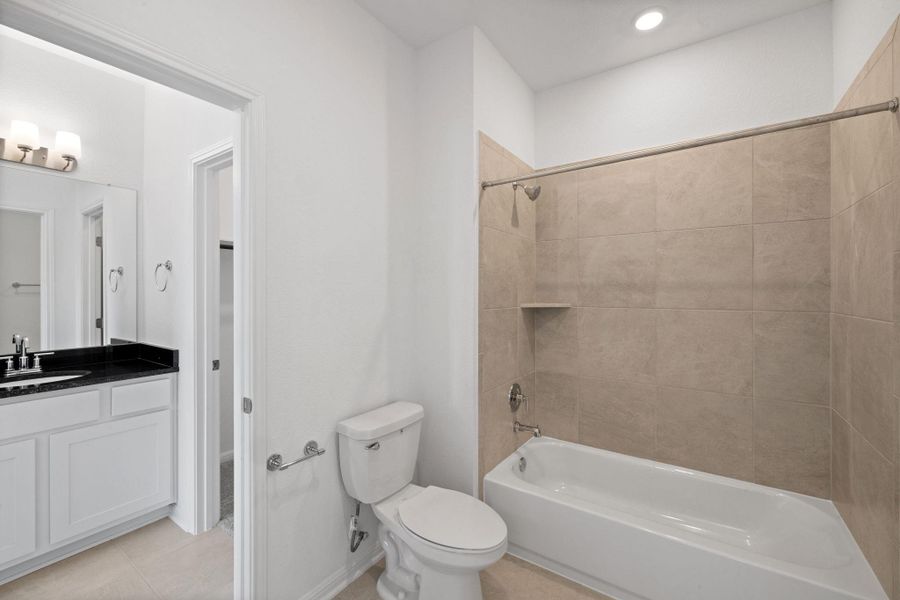 Furnished interior view inside a new home in , Leander (Image 12).