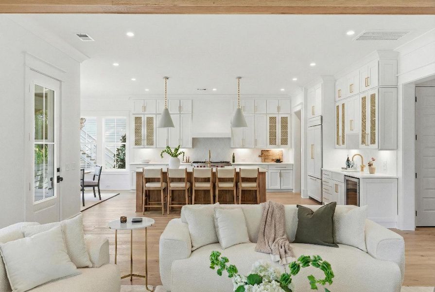 Furnished interior view inside a new home in , Mount Pleasant (Image 37).