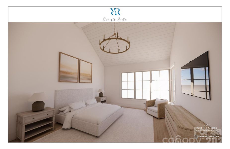 Furnished interior view inside a new home in , Denver (Image 10).