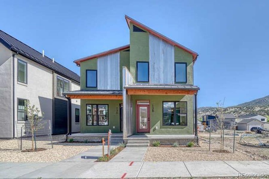 Front exterior of a new home in , Salida, CO, highlighting curb appeal (Image 2). Front exterior of a new home in , Salida, CO, highlighting curb appeal (Image 2).