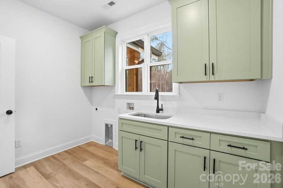 Furnished interior view inside a new home in , Crouse (Image 5).