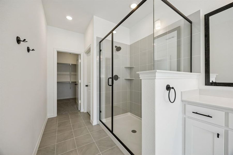 Your new owner's suite comes complete with fantastic storage space, an oversized walk in shower and dream closets!