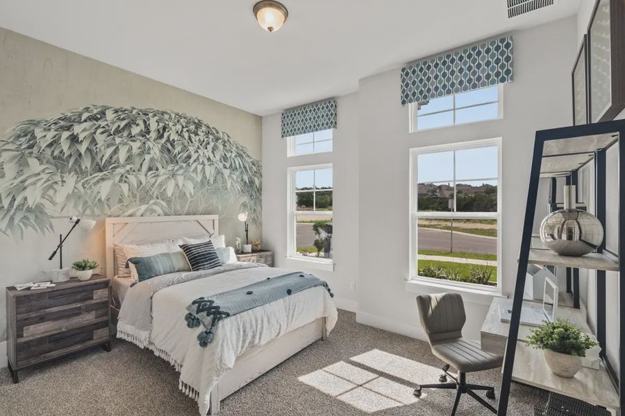 Representative furnished interior of a home built from the Mia by Chesmar Homes in Village at Three Oaks, Seguin (Image 16). Representative furnished interior of a home built from the Mia by Chesmar Homes in Village at Three Oaks, Seguin (Image 16).