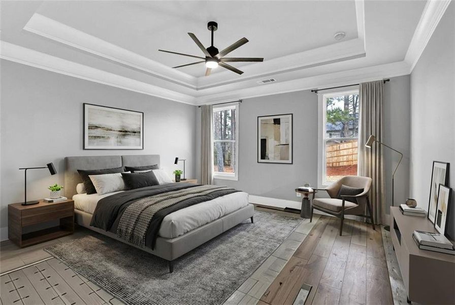 Furnished interior view inside a new home in , Canton (Image 6).