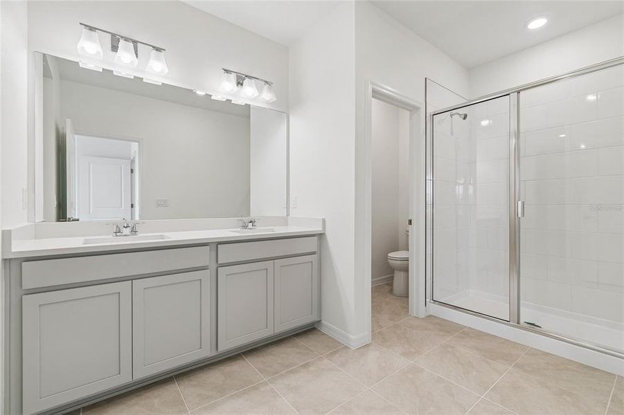 Furnished interior view inside a new home in Waterset Townhomes, Apollo Beach (Image 9).