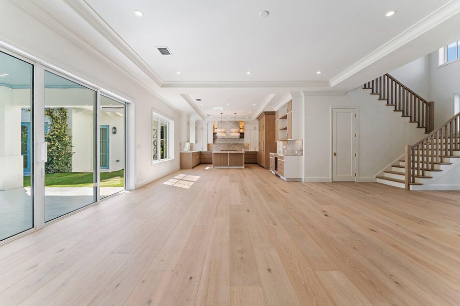 LIVING ROOM AND KITCHEN