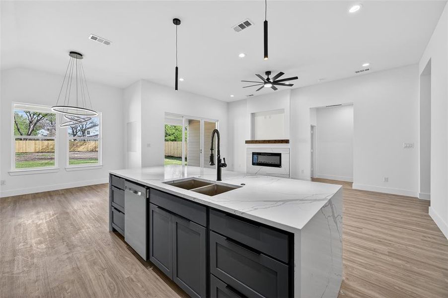 Furnished interior view inside a new home in , Grand Prairie (Image 10).