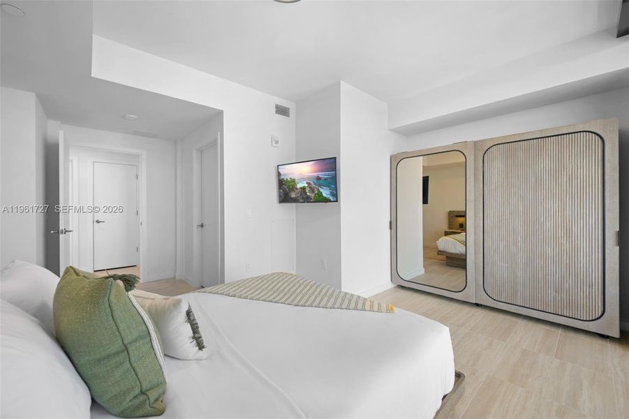 Furnished interior view inside a new home in , Miami Beach (Image 17).