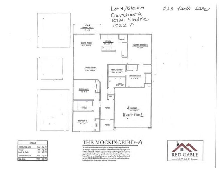 The Mockingbird Floorplan