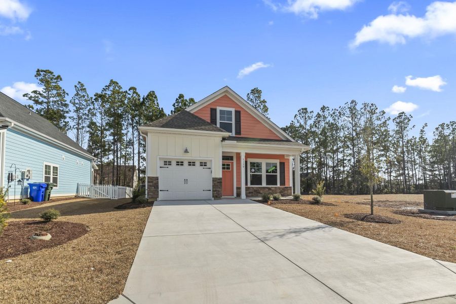 Front exterior of a new home in White Oak Estates, Conway, SC, highlighting curb appeal (Image 22).