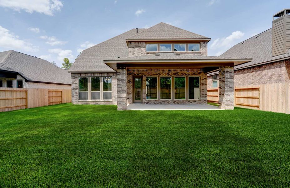 Representative exterior details of a home built from the 2924 by Ravenna Homes in The Highlands 55′, Porter (Image 21). Representative exterior details of a home built from the 2924 by Ravenna Homes in The Highlands 55′, Porter (Image 21).