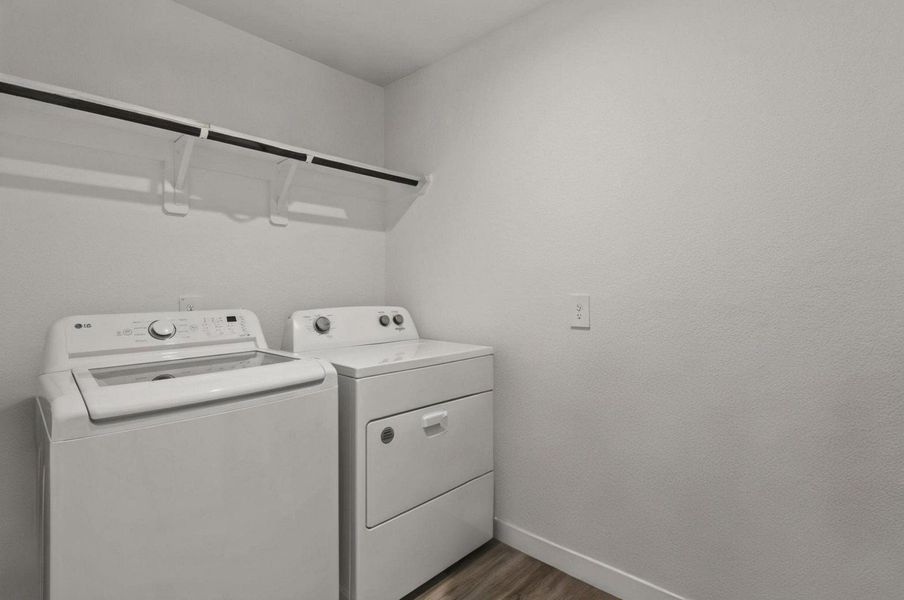 Utility room on second floor Utility room on second floor