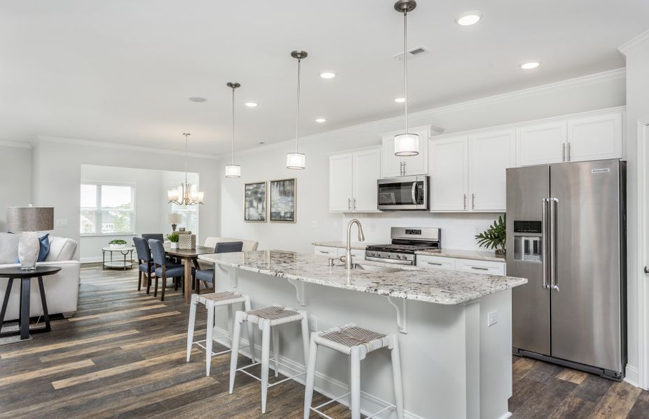 Furnished interior view inside a new home in Solana, Durham (Image 20).