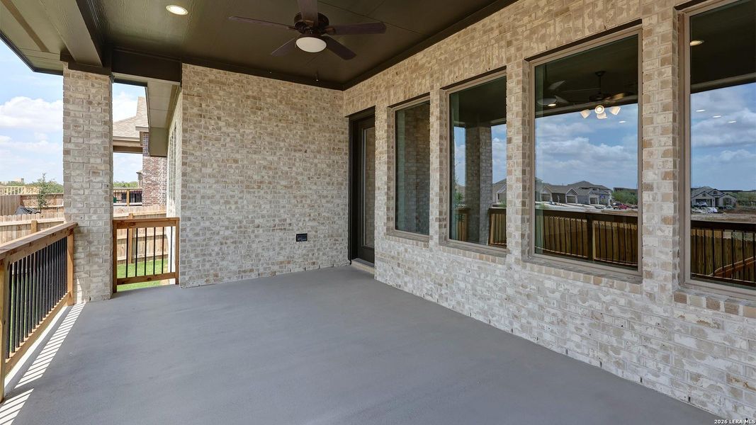 Exterior details and patio area of a home in VIDA, San Antonio (Image 20).