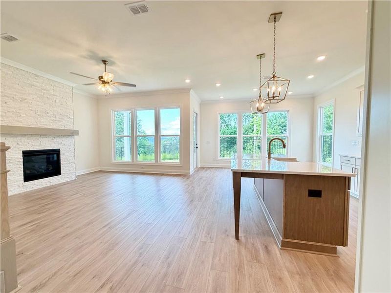 Spacious, unfurnished interior of a new home in Palisades Single Family, Cumming (Image 14).