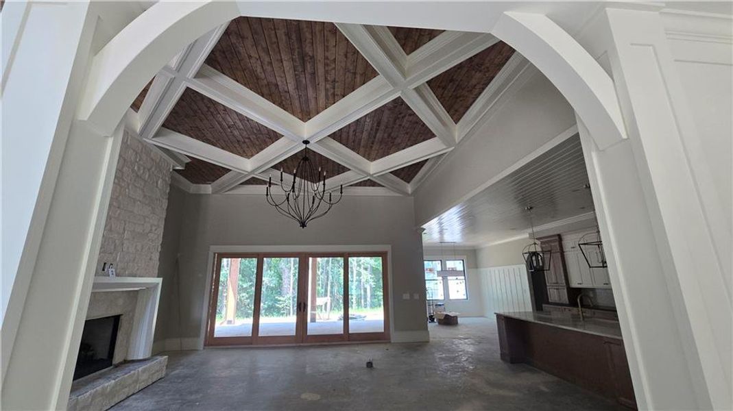 In-progress construction of a new home in , Acworth, GA (Image 28).