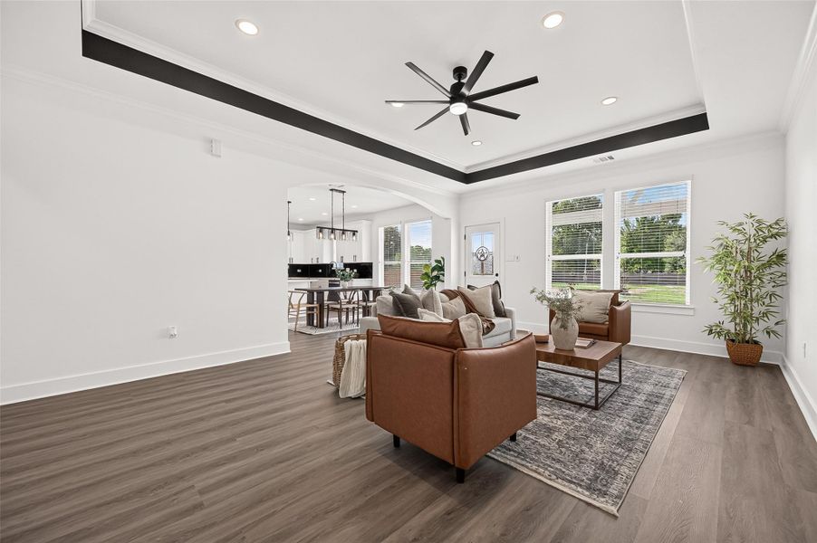 Furnished interior view inside a new home in , Prairie View (Image 16). Furnished interior view inside a new home in , Prairie View (Image 16).