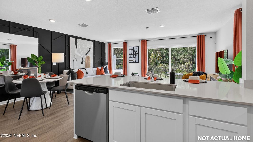 Furnished interior view inside a new home in Bridle Creek, Jacksonville (Image 9). Furnished interior view inside a new home in Bridle Creek, Jacksonville (Image 9).