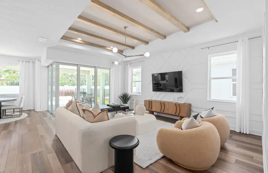 Furnished interior view inside a new home in Del Webb Sunbridge, St. Cloud (Image 6). Furnished interior view inside a new home in Del Webb Sunbridge, St. Cloud (Image 6).