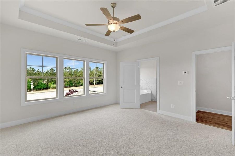Spacious, unfurnished interior of a new home in , Buford (Image 34).