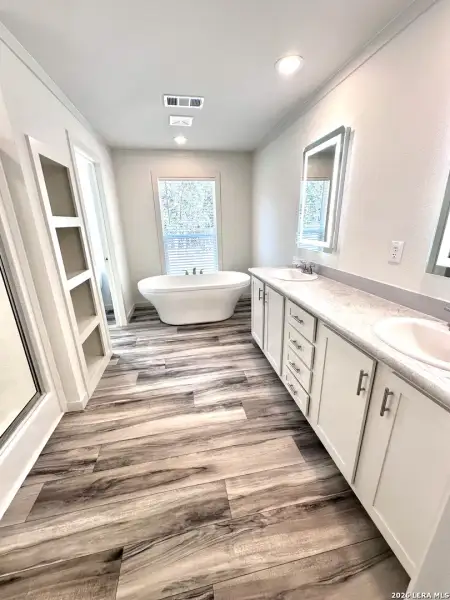 Furnished interior view inside a new home in , Lakehills (Image 16).