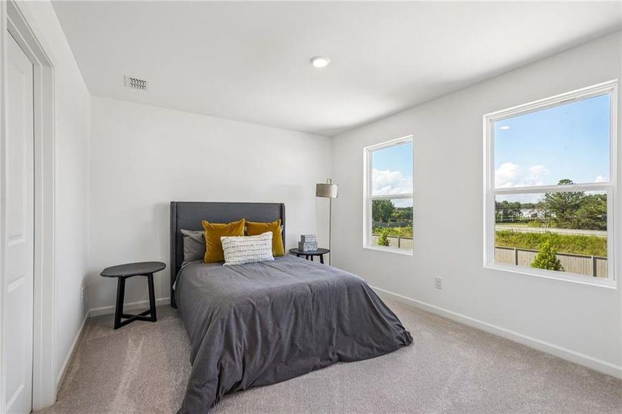 Furnished interior view inside a new home in Heritage River, Euharlee (Image 7). Furnished interior view inside a new home in Heritage River, Euharlee (Image 7).