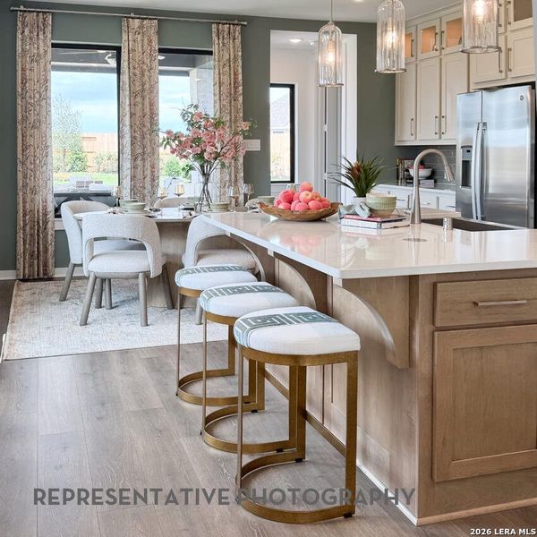 Furnished interior view inside a new home in Sunflower Ridge, New Braunfels (Image 38).