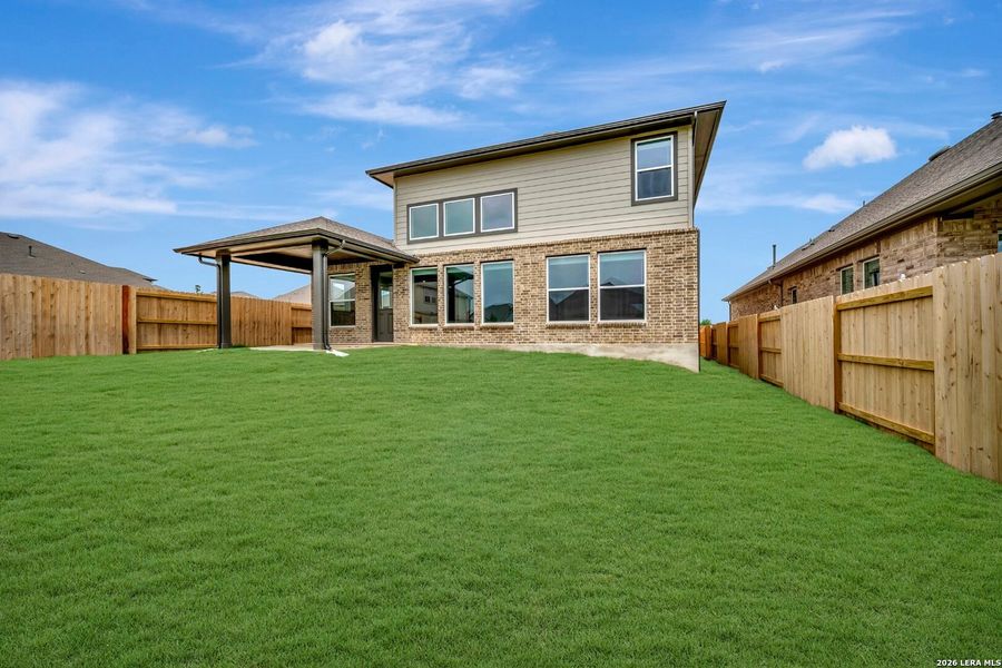 Exterior details and patio area of a home in , New Braunfels (Image 4). Exterior details and patio area of a home in , New Braunfels (Image 4).
