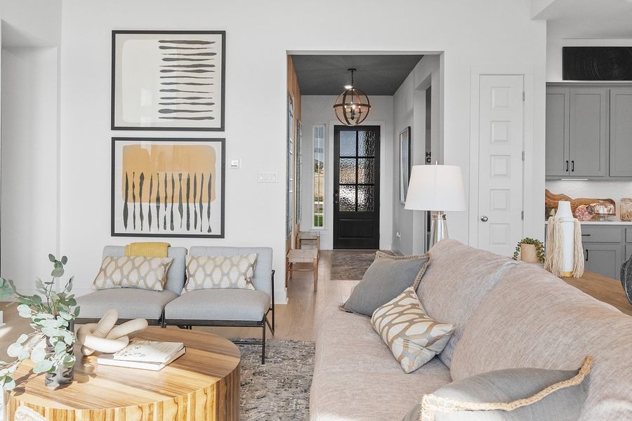Furnished interior view inside a new home in Broken Oak, Georgetown (Image 39).