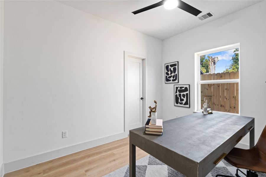 A peaceful first-floor suite with direct access to its private ensuite. A peaceful first-floor suite with direct access to its private ensuite.