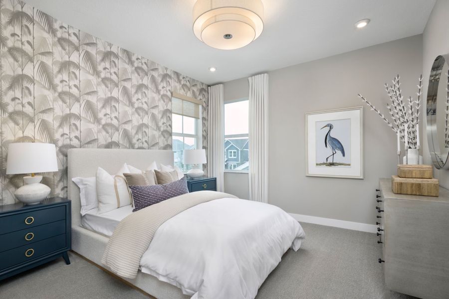 Representative furnished interior of a home built from the Seaside by Mattamy Homes in Newfield, Palm City (Image 15).