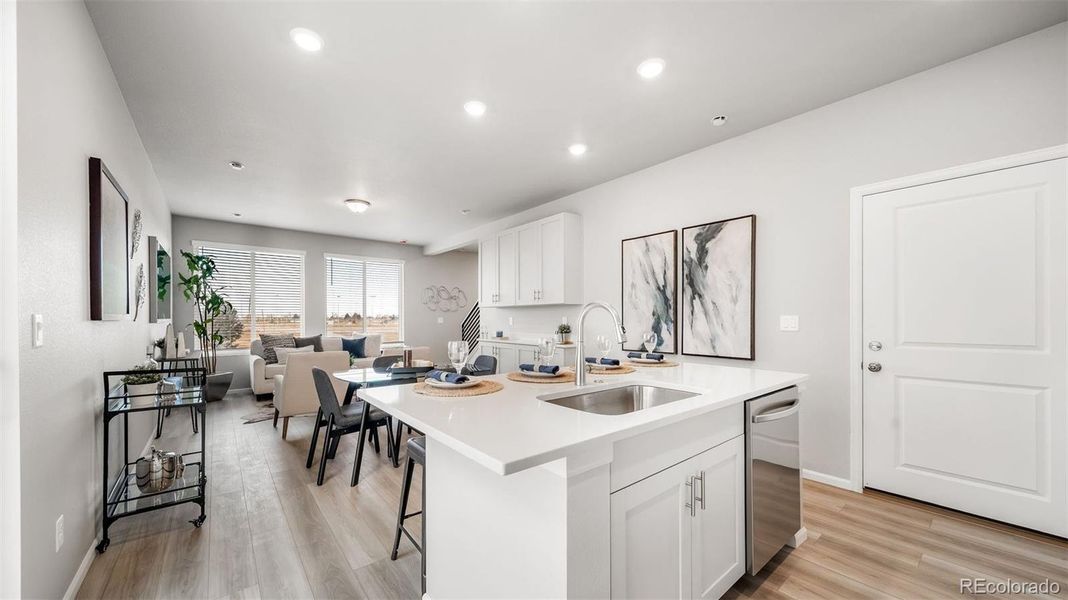 Furnished interior view inside a new home in , Aurora (Image 7).