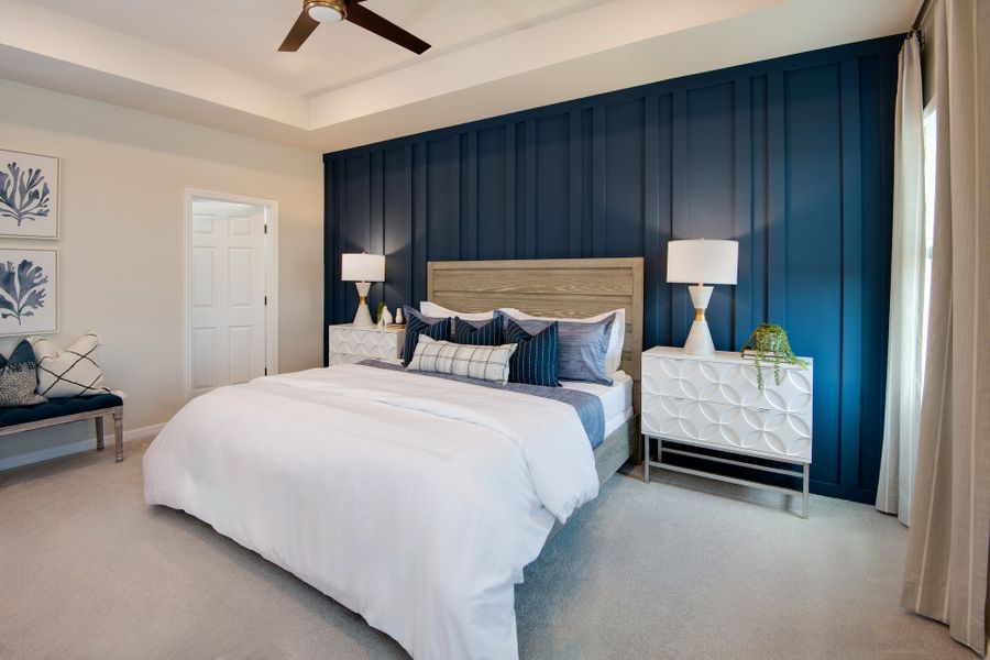 Representative furnished interior of a home built from the Washington by Park Square Residential in Townwalk at Babcock Ranch, Punta Gorda (Image 5).