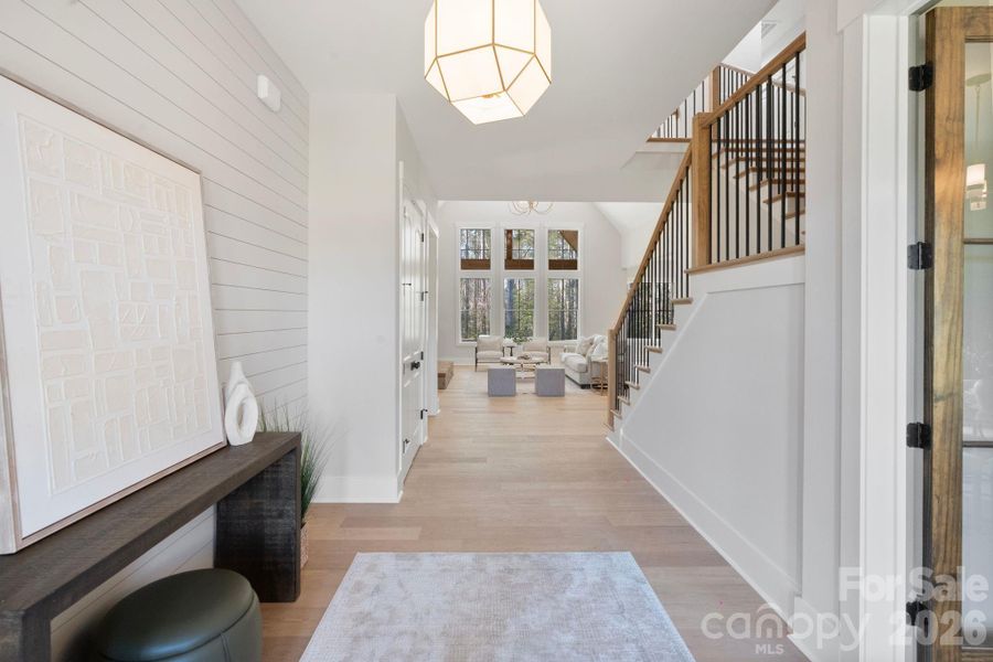 Furnished interior view inside a new home in , Clover (Image 42).