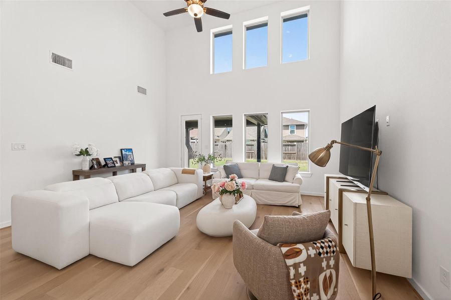 Furnished interior view inside a new home in , Cypress (Image 9). Furnished interior view inside a new home in , Cypress (Image 9).