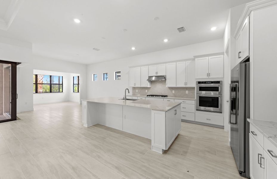 Furnished interior view inside a new home in Terreno, Naples (Image 12).