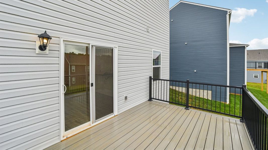 Front exterior of a new home in Archer's Pointe, Johnson City, TN, highlighting curb appeal (Image 18).