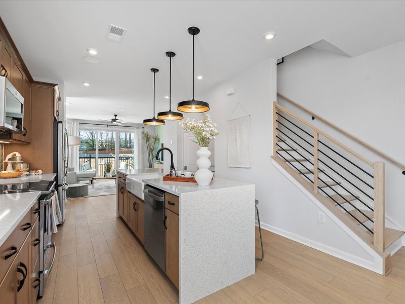 Furnished interior view inside a new home in Southmont, Charlotte (Image 7).