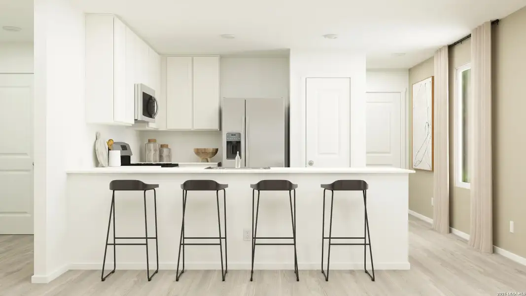 Furnished interior view inside a new home in Valle Sol, Von Ormy (Image 15).